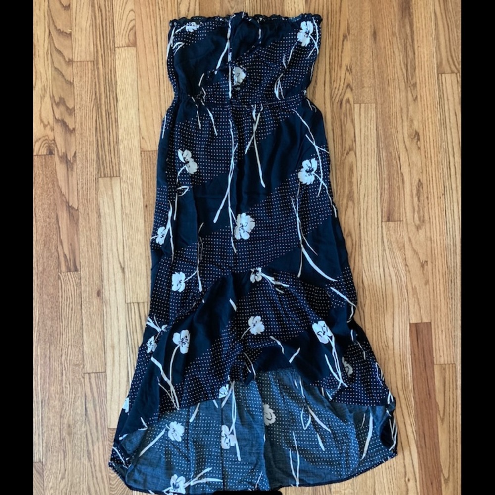 Mimi Chica Strapless Black Maxi Dress Sz M